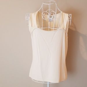 Talbots Petite Ivory Shell